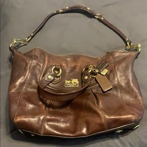Brown Leather Coach Purse